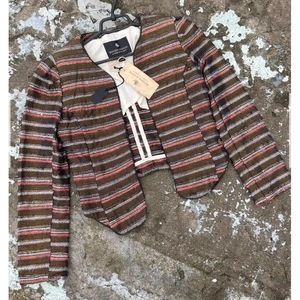 NWT Anthropologie Maison Scotch Multicolored Blazer XS